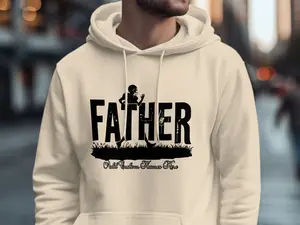 Dad's Favorite Personalized Custom Hoodie for Men - Customized Men's Hoodies
