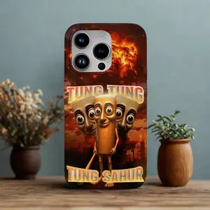 Tung Tung Tung Sahur Italian Brainrot Funny Baseball Bat Casephone, Italian Brainrot case, Dank Memes phonecase