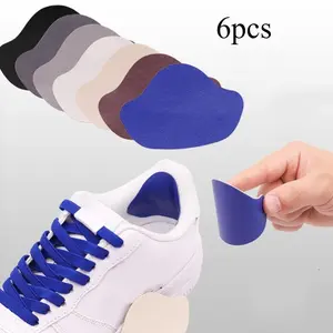 6pcs Self Adhesive Repair Patch For Shoes Heel Wear Hole Wear Sports Shoes Patch Back Pad Anti Wear Patch Washable