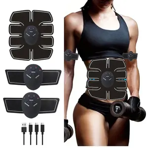 Ab Stimulator Belt, USB Rechargeable Abs Trainer, Strength Training Gear for Men & Women, Ideal Gift or Personal Use