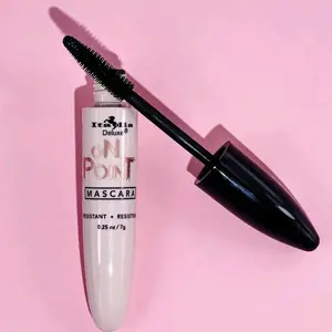 Italia Deluxe Mascara 2 in 1 Water Proof - Lift & Curl for Dramatic Look - Long-Lasting Formula - No Clumps - Comfortable Wear - Perfect for All-Day Makeup