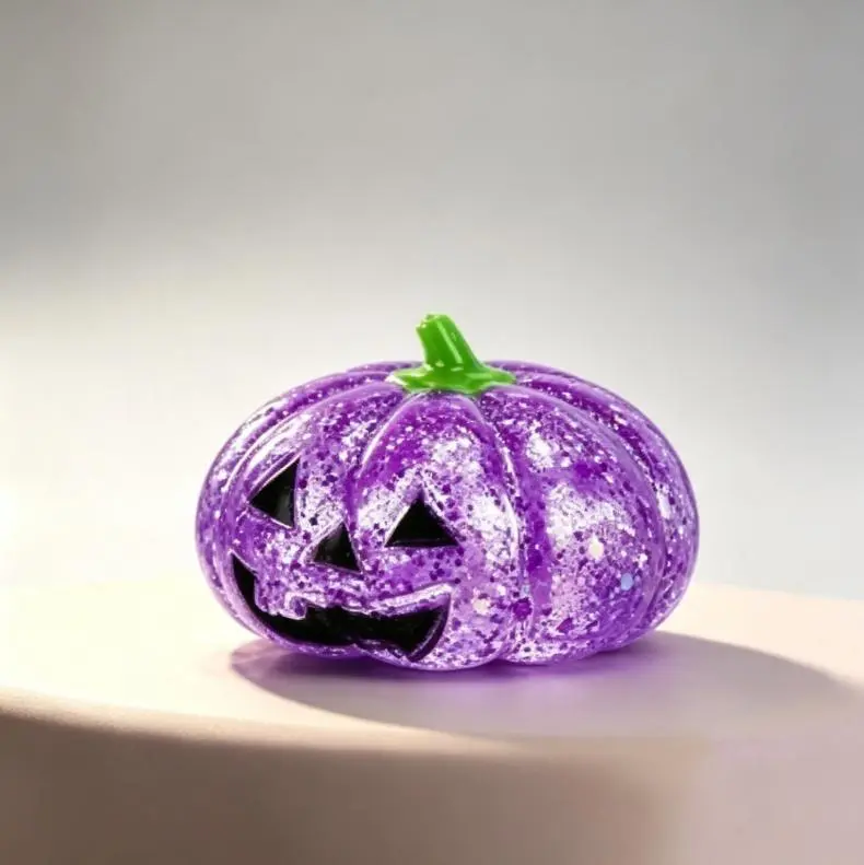 Purple Halloween Squishies Stress Reliever - Mobile Phone Selfie Accessory