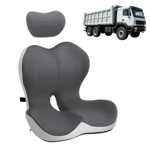 Memory Foam Seat Cushion for Office Chair, Car, or Wheelchair – Ergonomic Lumbar & Hip Support – Pain Relief – Breathable, Washable, Non-Slip – Ideal for Office & Home Use