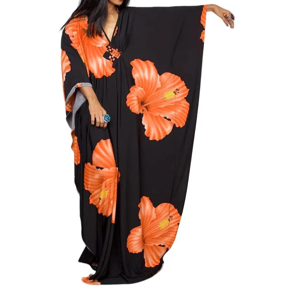Orange Hibiscus (With Pockets)