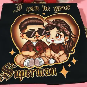 Superman Shirt Menswear Tops Cotton Tshirt