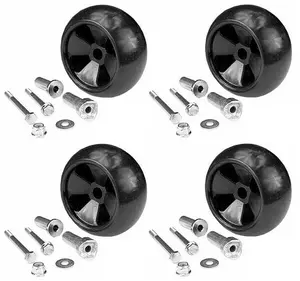 4pk Deck Wheel Kit Replacement for John Deere AM116299 RX63 RX73 RX75 RX95 SX75 Riding Mower