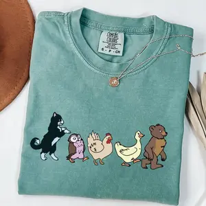 Comfort Colors Little Bear T-Shirt, Cute Shirt, Animal Lover Shirt, Animal Kids, Mom Shirt, Cute Animal Shirt, Animated TV Show T-shirt Gifts