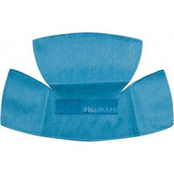 Headline It! Hard Hat Liner (1-Pack, 10 Qty) - Blue Viscose-Polyester Viscose Blend, Compatible with All Hard Hats, Manufacturer Part #898917001001