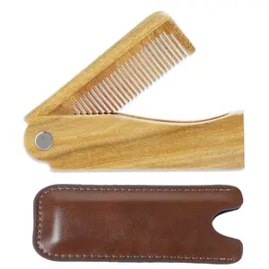 Green Sandalwood Wooden Comb for Men