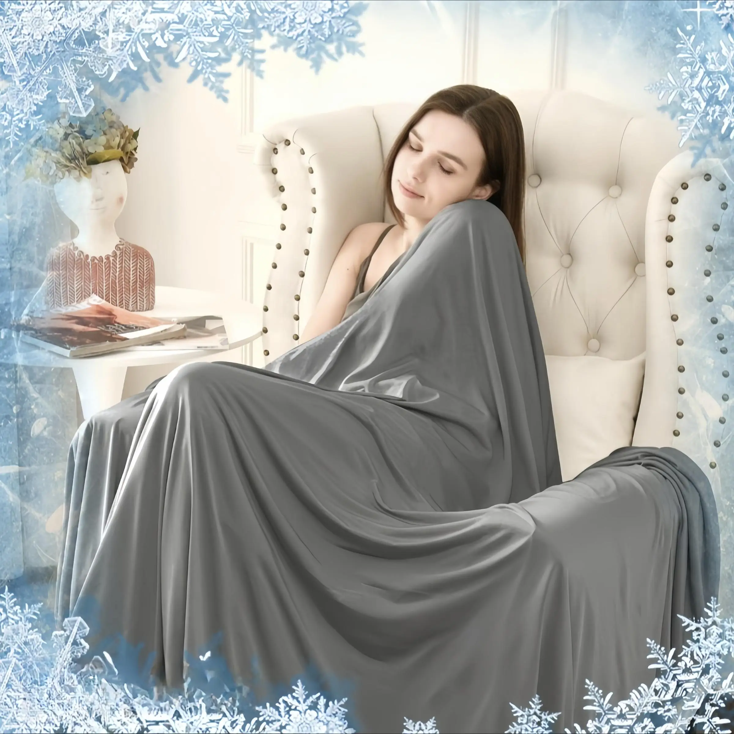 Summer Lightweight Blanket, Soft Breathable Skin-Friendly Material, Ideal for Hot Sleepers & Sweaters, Multiple Sizes Colors Available