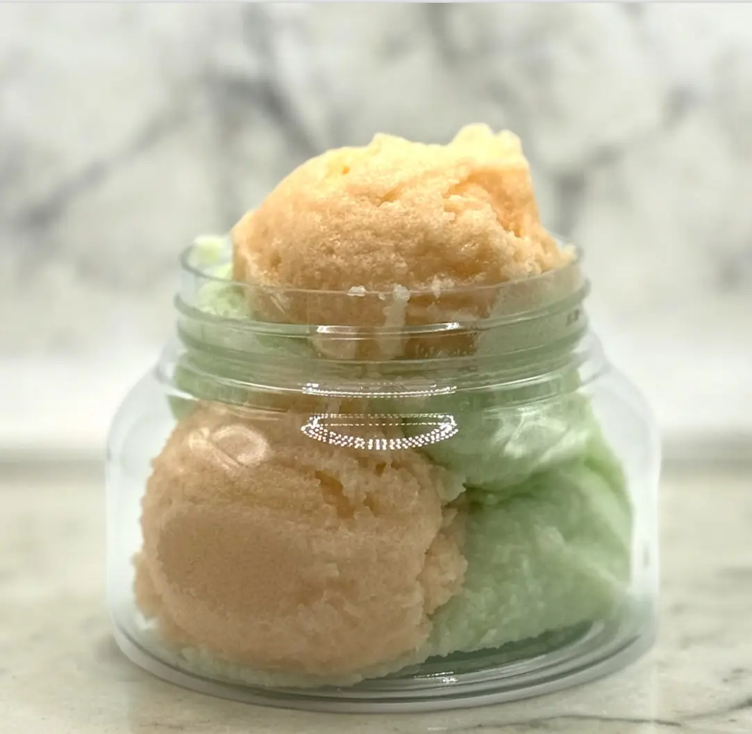 Handmade Cucumber and Melon Emulsified Sugar Scrub
