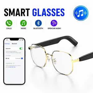 2026 Smart Bluetooth Glasses with Call & Music Functions, Blue-Light Protection, Photochromic Lenses, and Water- & Sweat-Resistance—Perfect for Sports, Cycling, Outdoor Activities, and Holiday Gifts