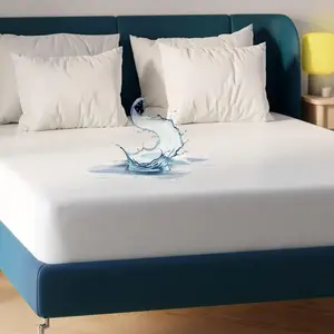 Niagara Waterproof Mattress Protector King 78x80 Cover Deep Pocket Breathable Noiseless 8-20Inches Bed Smooth Jersey Mattress Pad Cover Fully Ultra Thin Polyester