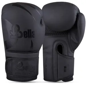 BELLA Sports Boxing Gloves 14 oz Training Gloves Synthetic Leather Punching Bag Gloves for Men Women Kickboxing MMA Muay Thai Sparring Gloves Heavy Bag Workout Fighting Gloves with Wrist Support
