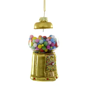 Gilded Gumball Machine Ornament