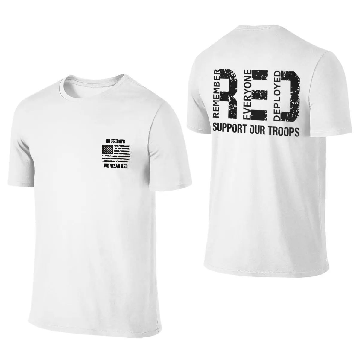 Red Friday Shirt On Fridays We Wear Red Tshirt Remember Everyone Deployed Shirts for Men Women