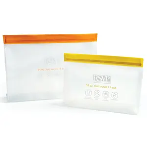 RSVP Set of 2 Reusable Stand-N-Seal Bags