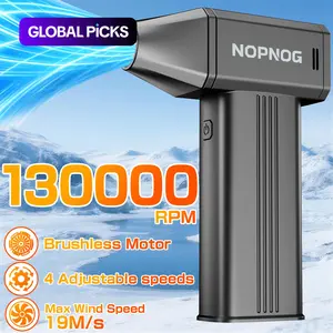 Keyboard & Car Snow Cleaner - 130000RPM Turbo Blower 4 Gears Type-C Charging Cordless Blower