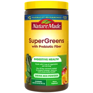 SuperGreens with Prebiotic Fiber Powder Drink Mix