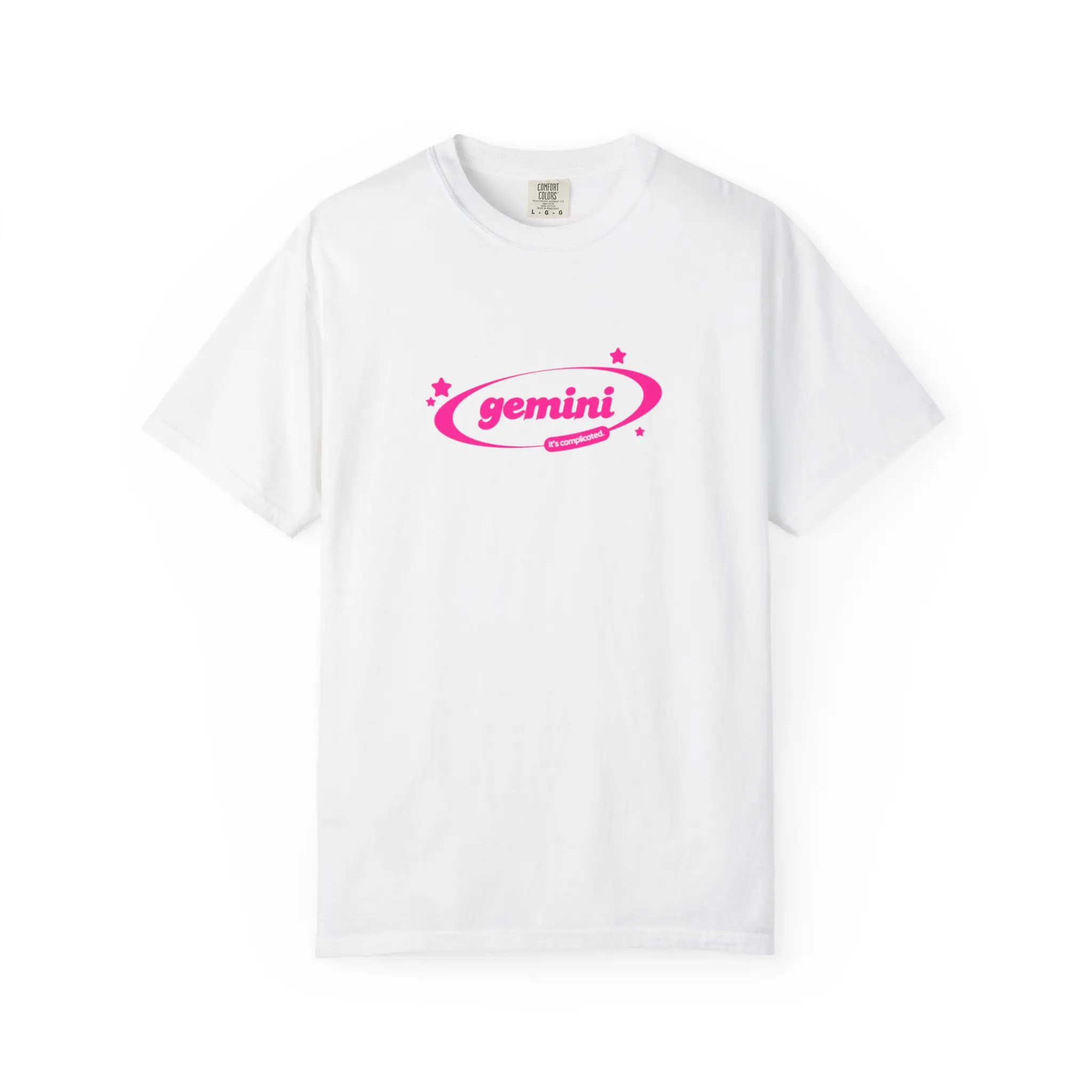 gemini it's complicated. unisex t-shirt