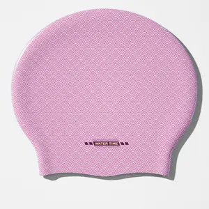 WATERTIME Large Swim Cap for Long Hair, Dreadlocks, Weaves, Hair Extensions, Braids, Curls & Afros Designed for Long Hair,Soft Pool Cap for Women & Men