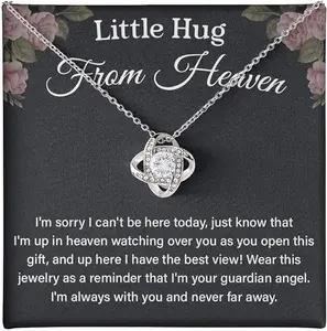 Hug From Heaven Necklace, Gift From Heaven Christmas Birthday, Wedding Keepsake Letter From Heaven, Sympathy Condolence Gift Loved One Bereavement