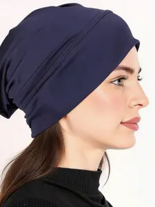 Women's Fashion Turban Hat, Breathable Soft Stretch Polyester Cap, Chemotherapy Sleep Hat, Casual Gift for Family Friends Mother, Head Scarf