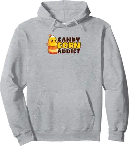 Candy Corn Candy Corn Addict Pullover Hoodie - 95B0DFYFYMNQ