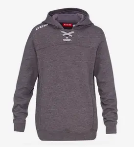 CCM Fleece Jersey Hoodie - Gray - Mens XS