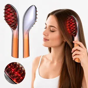 Red Light Therapy Comb for Hair Growth - 650nm Dual Wavelength with 36 LEDs & Smart Sensor, Rechargeable Scalp Massager - Advanced Hair Tools & Devices for Women, Natural Based Hair Product for Thinning, Professional Hair Products