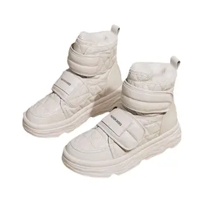 Women's Snow Boots 2025 Winter Fleece-Lined Women's Boots Waterproof Non-Slip Thickened Warm Northeast Cotton Shoes