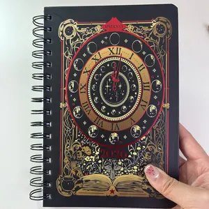 2026 Spiral Dated Weekly Planner, 22x18cm Gothic Witchy Tarot Card-Inspired Design, with Stickers & Bookmarks, A5 Portable Notebook for Bible Study & Savings, January-December 2026 Daily/Monthly/Yearly Agenda (Office Stationery Organiser)