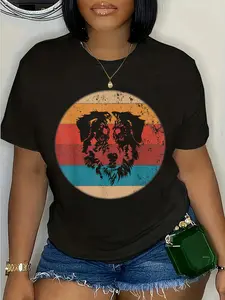 100% Cotton Unisex Australian Shepherd Tshirt - Vintage Retro Aussie Dog Gift T-Shirt