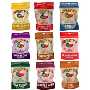 Mikey V's Fried Garlic "Gator Toes" 3.9oz Bag - EXTREMELY STRONG GARLIC FLAVOR! Crunchy Snack Ideal for Parties Picnics or Everyday Snacking -