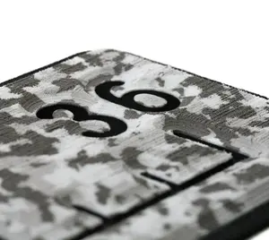 Next Level Custom SeaDek Ruler -  6mm Snow Camo/Black
