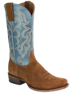 Stetson Men's Men'S Western Suede Tall Boot Square Toe - 12-020-8621-4104