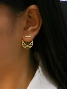 Women's Elegant Hollow Out Design Ear Jacket, Fashionable Jewelry for Party, Daily Clothing Decor, Trendy All-match & Exquisite Jewelry for Birthday Gift