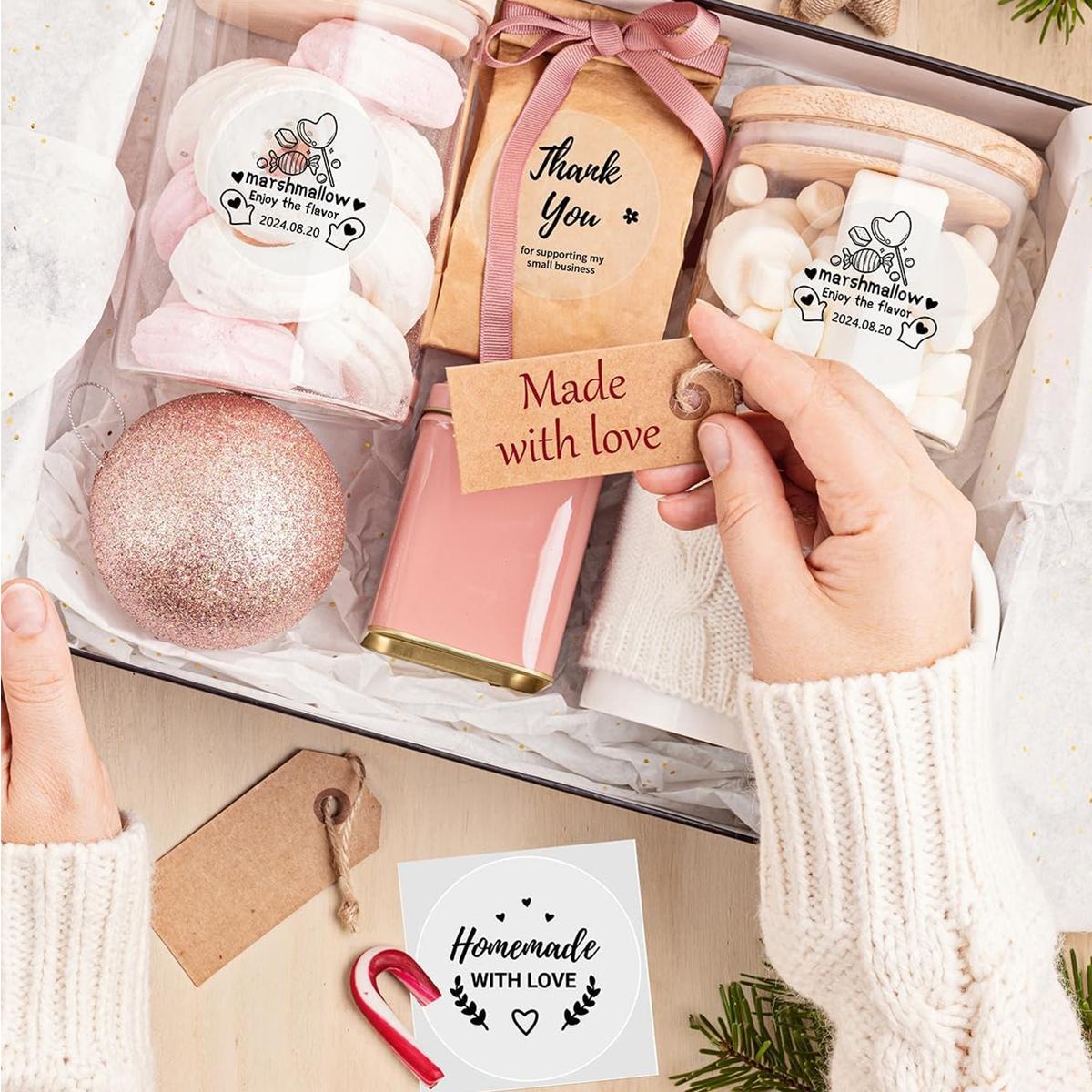 2 Inch Round Thermal Sticker Labels(50mm)- 150 Sheets/Roll, Self-Adhesive Direct Thermal label Paper For P50/M110/M220/D100/D200/X4 Printers, Circle Stickers For Reatil Thank You Tags, Food Jars & Gift Packaging