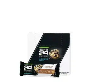 Herbalife24 ACHIEVE Protein Bar 6 BARS OF Chocolate chip Cookie Dough