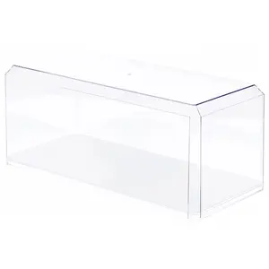 Pioneer Plastics 576CD Clear Plastic Display Case for Large 1:18 Scale Cars (Mirrored), 15.5" W x 7" D x 6" H (Mailer Box)