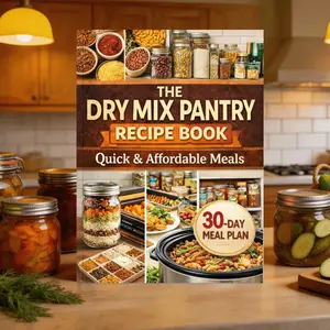 Ultimate Dry Mix Food Kitchen Recipes, 150 Simple Budget-Friendly DIY Recipes, Quick Cooking, Low-Cost Ingredients, 30-Day Diet & Shopping List, Dry Mix Pantry Cookbook