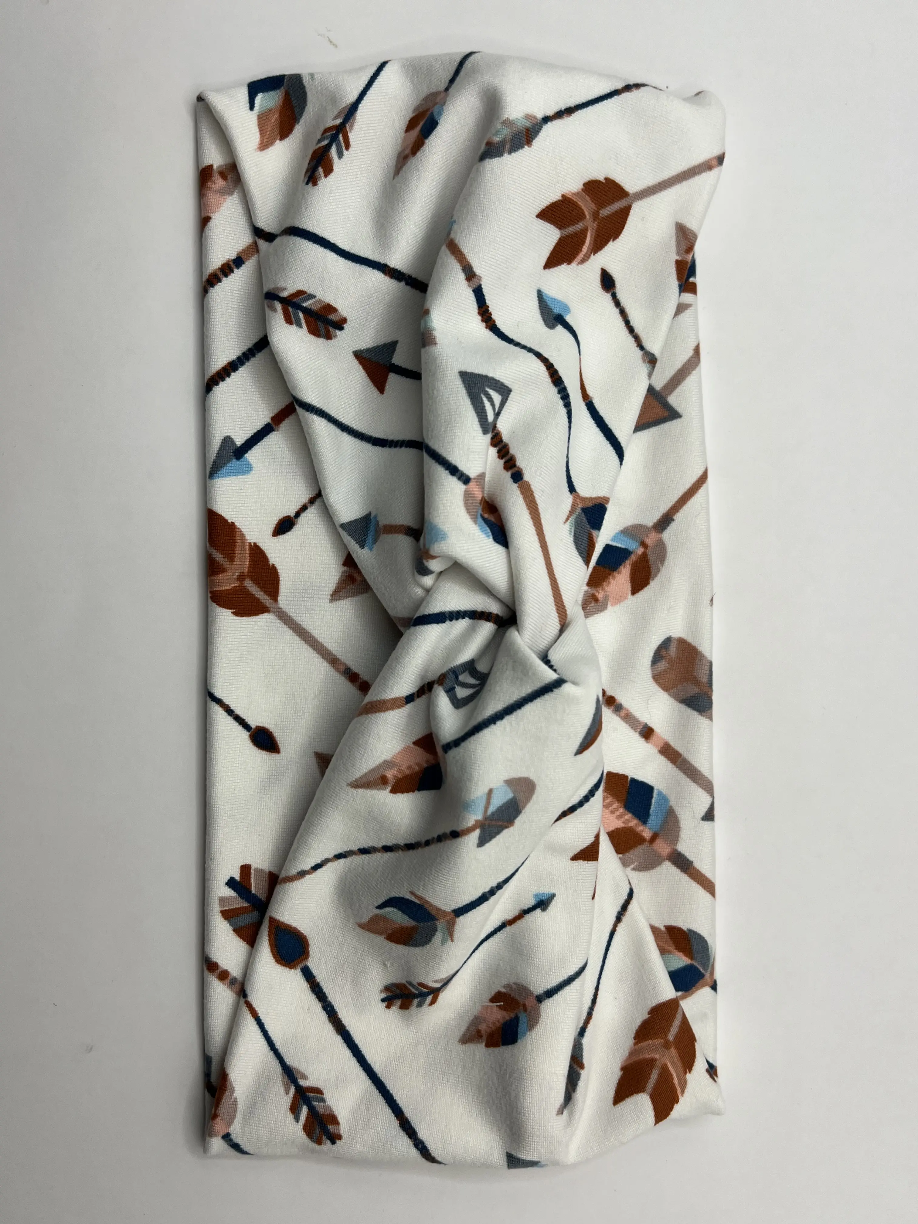 White Arrow Headband / Yoga / Nurses / Moms