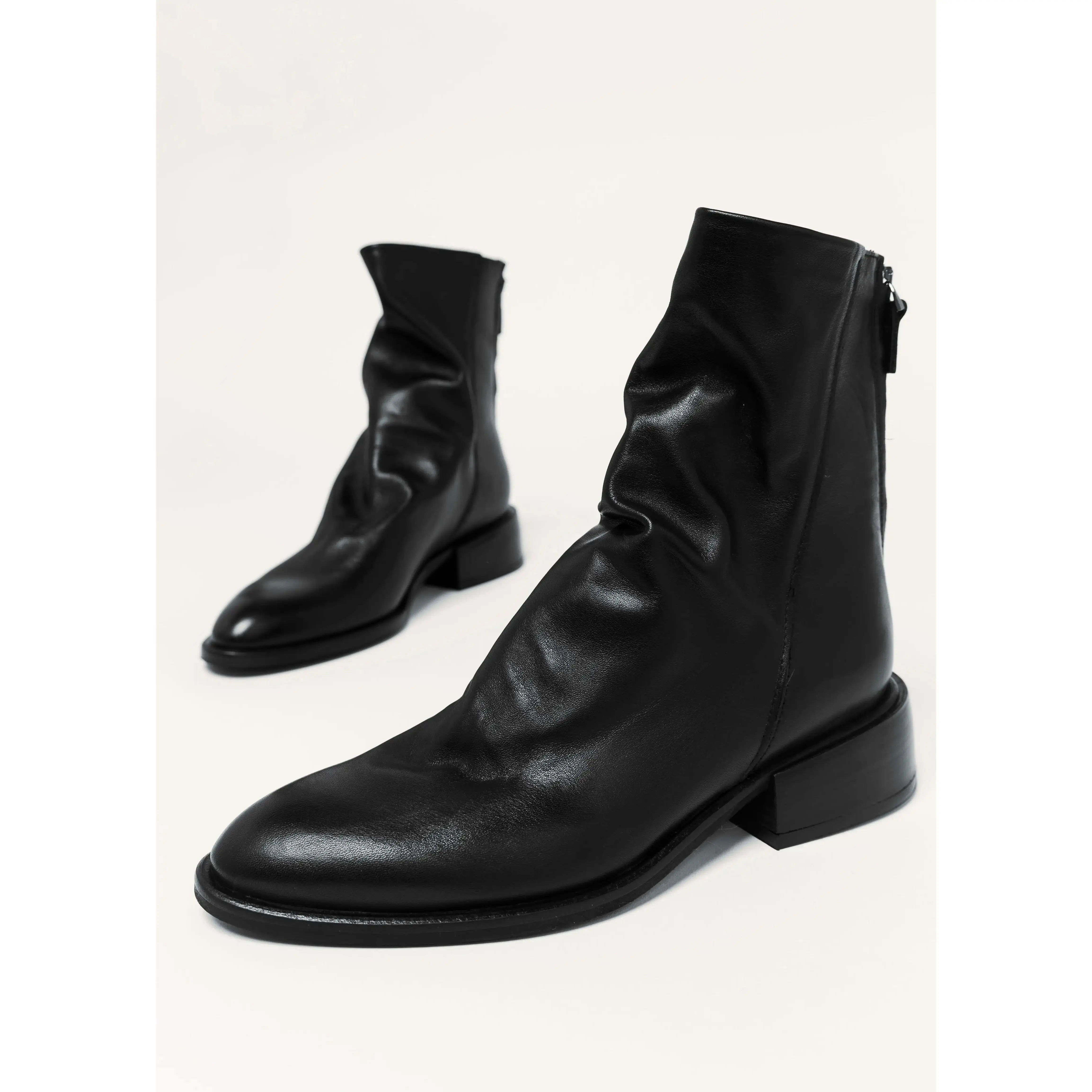 Ruched Ankle Boot