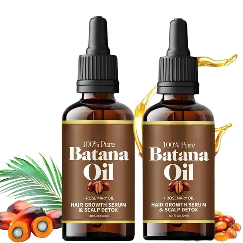 Batana Oil for Hair,(3PCS)Hair Oil with Rosemary for Hair Growth - 100% Organic Batana Oil