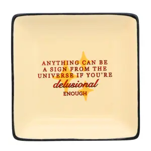 Square Trinket Tray Sign From The Universe
