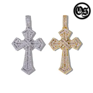 OTHERSIDE Roped Cross Pendants - Silver, Gold Cross-Shaped Charms & Pendants