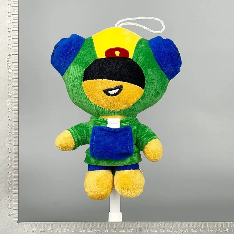 Adorable Brawl Stars Mini Plushies, Sound‑Free Shelly Crow Leon Cactus Dolls