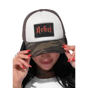 GOTHIC REBEL GRAPHIC TRUCKER HAT