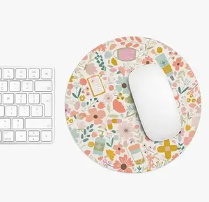 Nurse mousepad school nurses office decor RN nurse decorations floral nurse mouse pad gifts for nurses desk mat doctor office mousepad