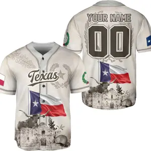 Personalized Texas Baseball Jersey, Custom Texas Jerseys for Men, Texas Jersey Baseball, Unisex Shirt